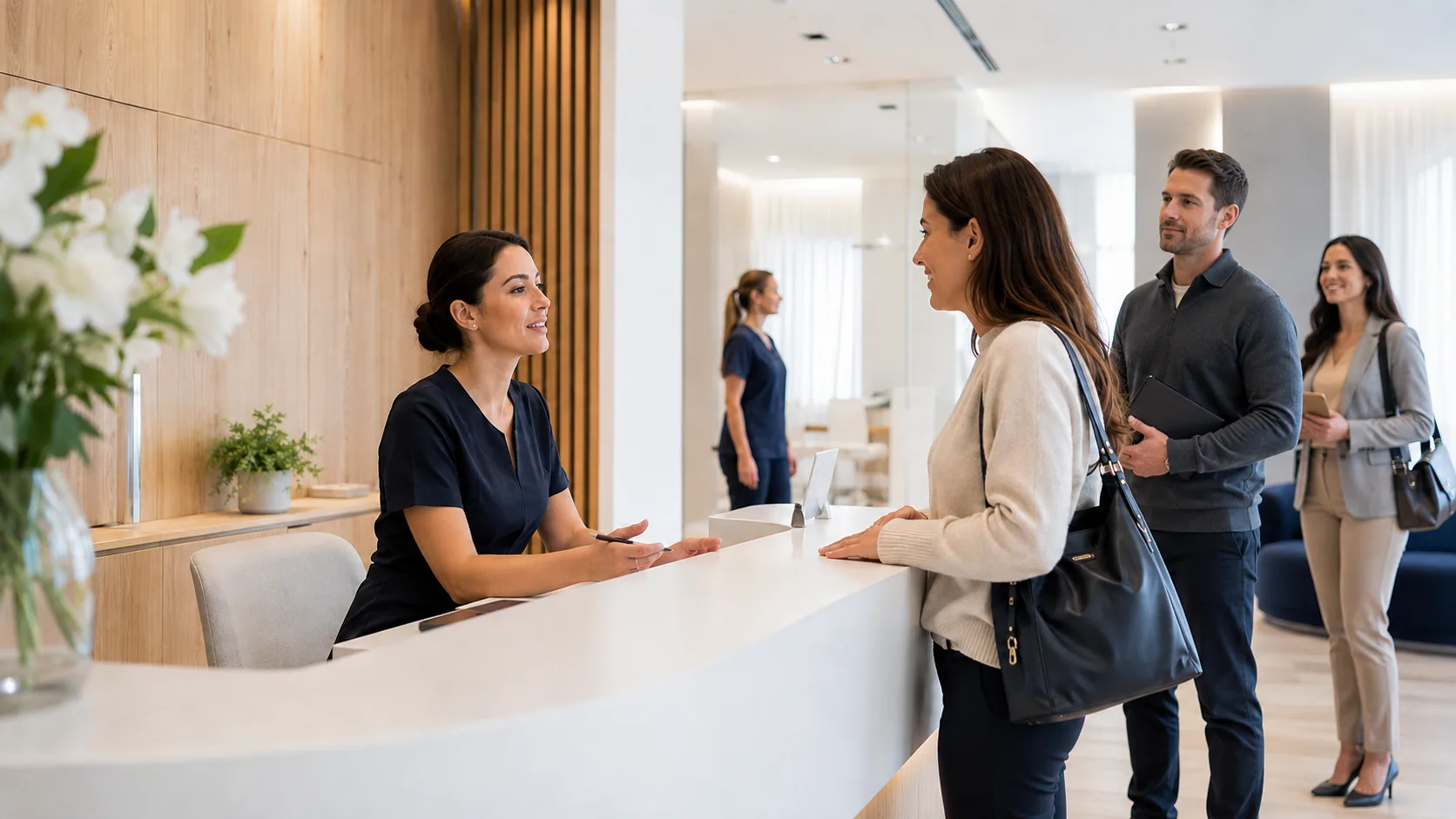Accueil et suivi d’une demande de consultation dans un cabinet de médecine esthétique